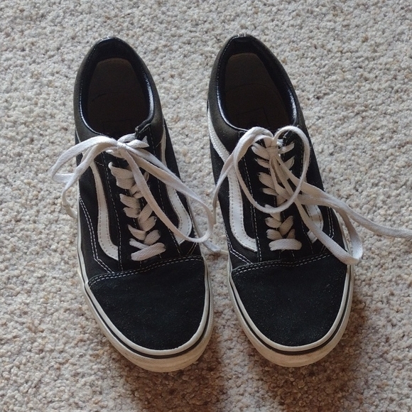 Vans Shoes - Vans Black and White Old Skool Sneakers